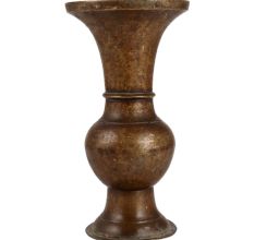 Antique Brass Spittoon Pot With Black Finish