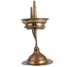 3 Branch Brass Kavara Vilakku Oil Lamp