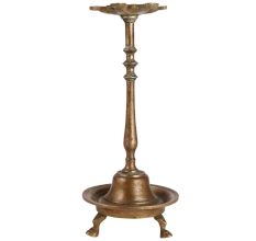 Brass Kuthu Villaku Oil Lamp With Legs