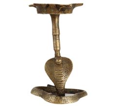 Brass Five Wick Snake Oil Lamp Holder