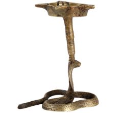 Brass Five Wick Snake Oil Lamp Holder