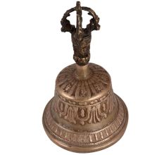 Brass Tibetan Bell From Nepal