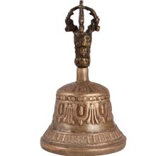 Brass Tibetan Bell From Nepal