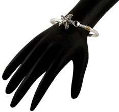 92.5 Sterling Silver Butterfly Charm Bracelet