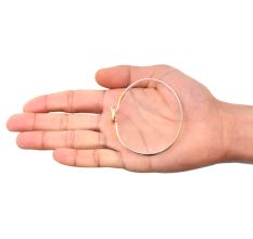 Dolphin Closure 92.5 Sterling Silver Bangle Bracelet
