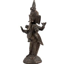 Brass Ganesha Tribal Dhokra Statue