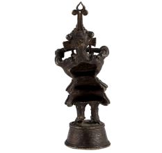 Tribal Ganesh Musician Figural Statue