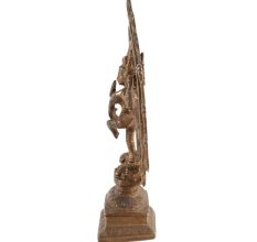 Brass Nataraja Hindu God With Patina Finish