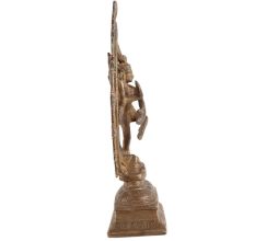 Brass Nataraja Hindu God With Patina Finish