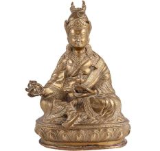 Brass Buddhist PadmasambhavaÂ Statue