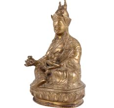 Brass Buddhist PadmasambhavaÂ Statue