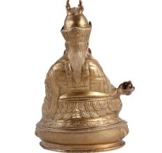 Brass Buddhist PadmasambhavaÂ Statue