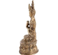 Brass Tibetan Buddhist Deity