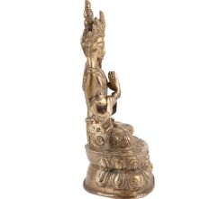 Brass Tibetan Buddhist Deity