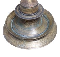 Brass Peacock Kuthu Villaku Oil Lamp
