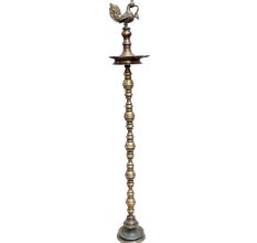 Annapakshi Brass Oil Lamp with 5 Faces
