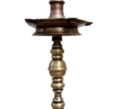Annapakshi Brass Oil Lamp with 5 Faces
