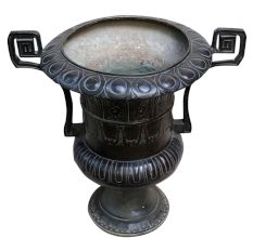 Brass European Art  Garden Flower Pot With Handles