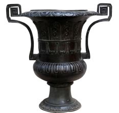 Brass European Art  Garden Flower Pot With Handles