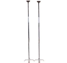 Wrought Iron Candle Stands Floor Standing In Pair