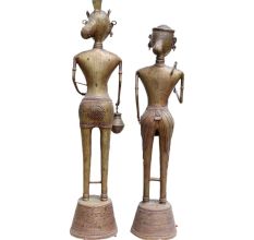 Brass Tribal Couple