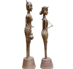 Brass Tribal Couple