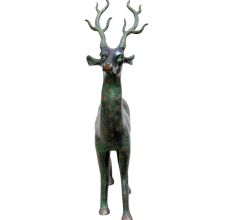 Brass Deer In Wild Animal Figurine