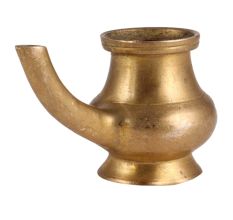 Brass Pooja Jal Kamandal Pot With Spout