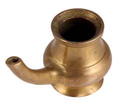 Brass Pooja Jal Kamandal Pot With Spout