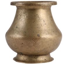 Brass South Indian Pot In Antique Finish