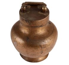 IndianÂ Kamandalu with a Brass Lid