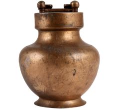 IndianÂ Kamandalu with a Brass Lid