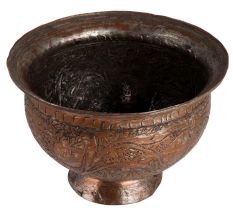 Copper Pot Or Big Bowl In Islamic and Indian Art