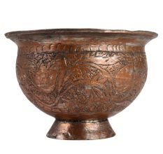 Copper Pot Or Big Bowl In Islamic and Indian Art