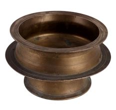 Middle Eastern Brass Footed Planter Pot