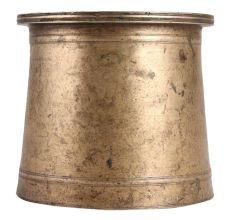 Engraved CopperÂ Bowl In Antique Gold Finish