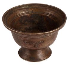 Brass Flared Flute Shape Pot