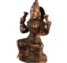 Sitting Statue of Goddess Lakshmi Ji