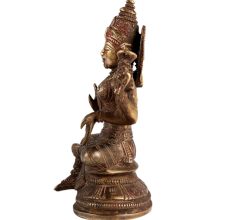 Sitting Statue of Goddess Lakshmi Ji