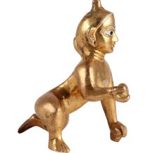 Brass Ladoo Gopal Janmashtmi Statue