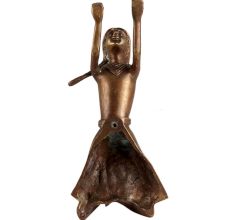 Brass Figurine Of A Dancing Girl
