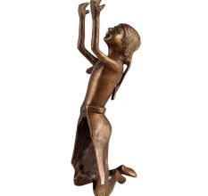 Brass Figurine Of A Dancing Girl