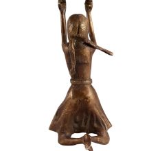 Brass Figurine Of A Dancing Girl