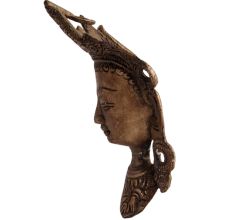 Brass Wall Hanging Mask of Goddess Tara