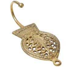 Brass Tribal LeafÂ Wall Hook