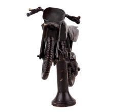 Handmade Antique Brown Brass Toy Bike On Stand