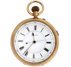 Genuine Adjusted 1891 Swiss Stop Watch Pocket Watch