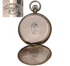Vintage Westend Index  1960s Swiss Made Handwinding Rare Pocket Watch
