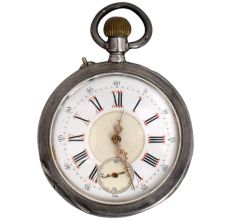 Antique Remontoir Patent  Silver Pocket Watch 1920-1929