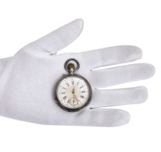 Antique Remontoir Patent  Silver Pocket Watch 1920-1929